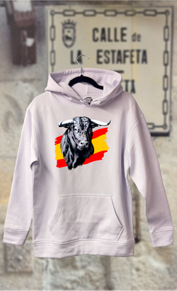 Sudadera toro bandera de España