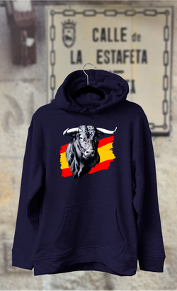 Sudadera toro bandera de España