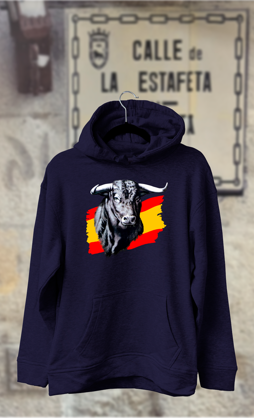 Sudadera toro bandera de España