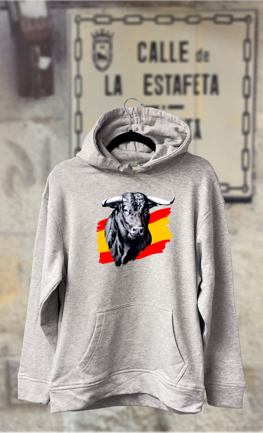 Sudadera toro bandera de España