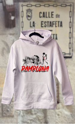 Sudadera toro con torero blanco y negro