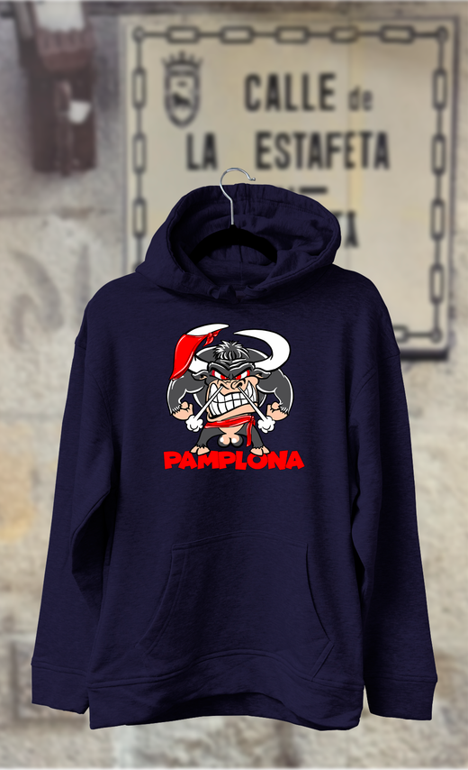 Sudadera toro fuerte enfadado