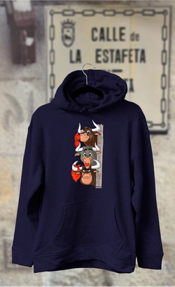 Sudadera tres toros asomados