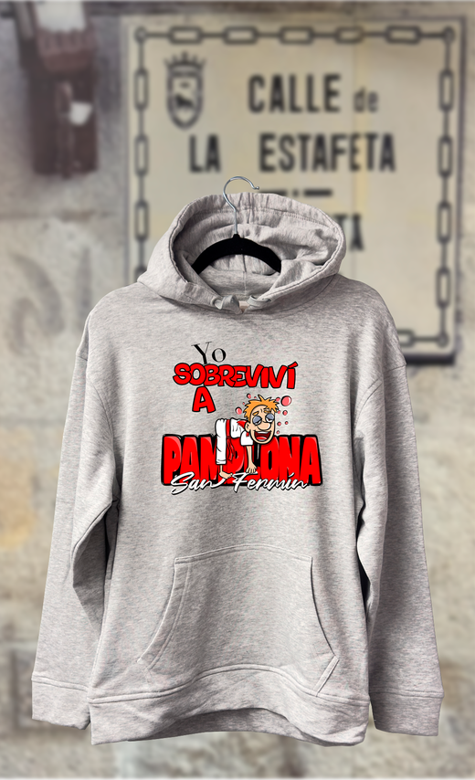 Sudadera yo sobreviví a Pamplona