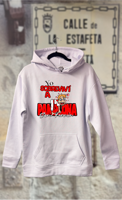 Sudadera yo sobreviví a Pamplona