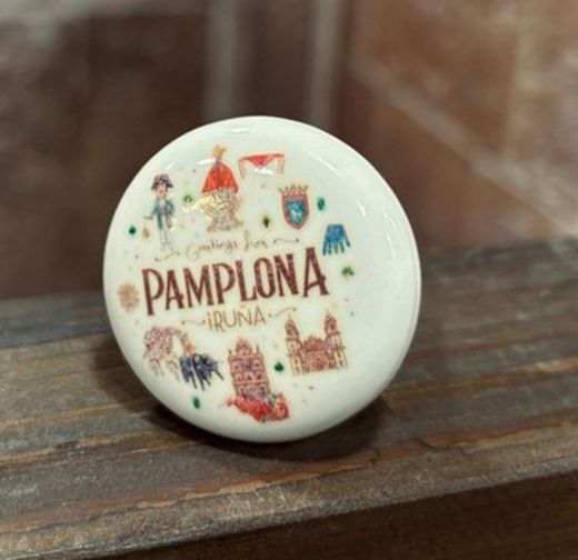 Tapón vino Pamplona Ilustrado