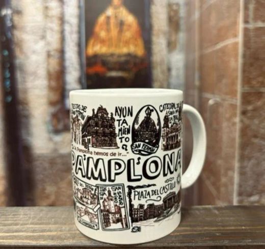 Taza el encierrico blanca con imagenes