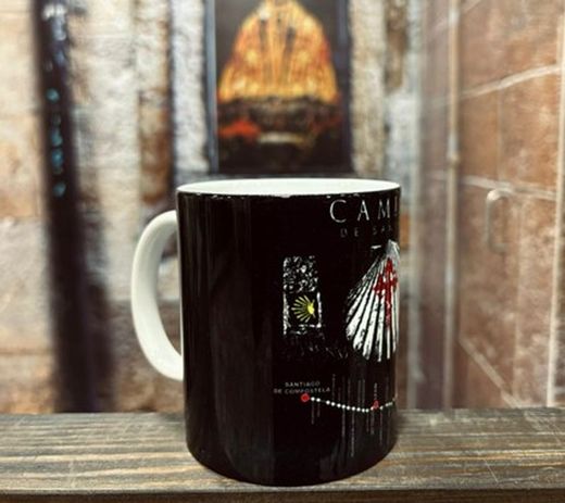 Taza Camino de Santiago negra