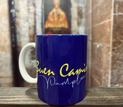 Taza Camino de Santiago azul