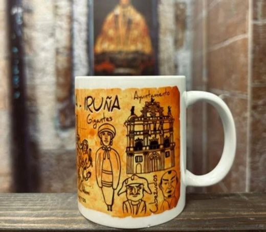 Taza el encierrico bocetos tradicionales