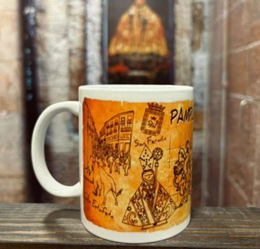 Taza el encierrico bocetos tradicionales