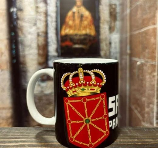 Taza el encierrico escudo de Navarra