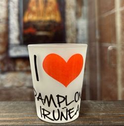 Vaso de Txupito "I love Pamplona"
