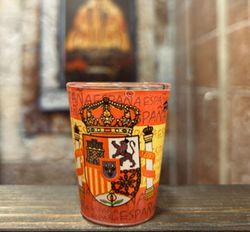 Vaso de Txupito escudo de España