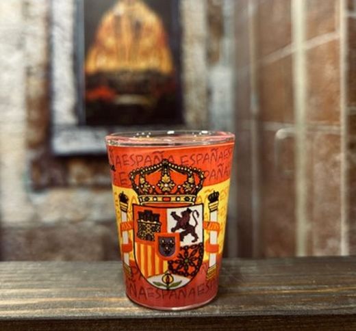 Vaso de Txupito escudo de España